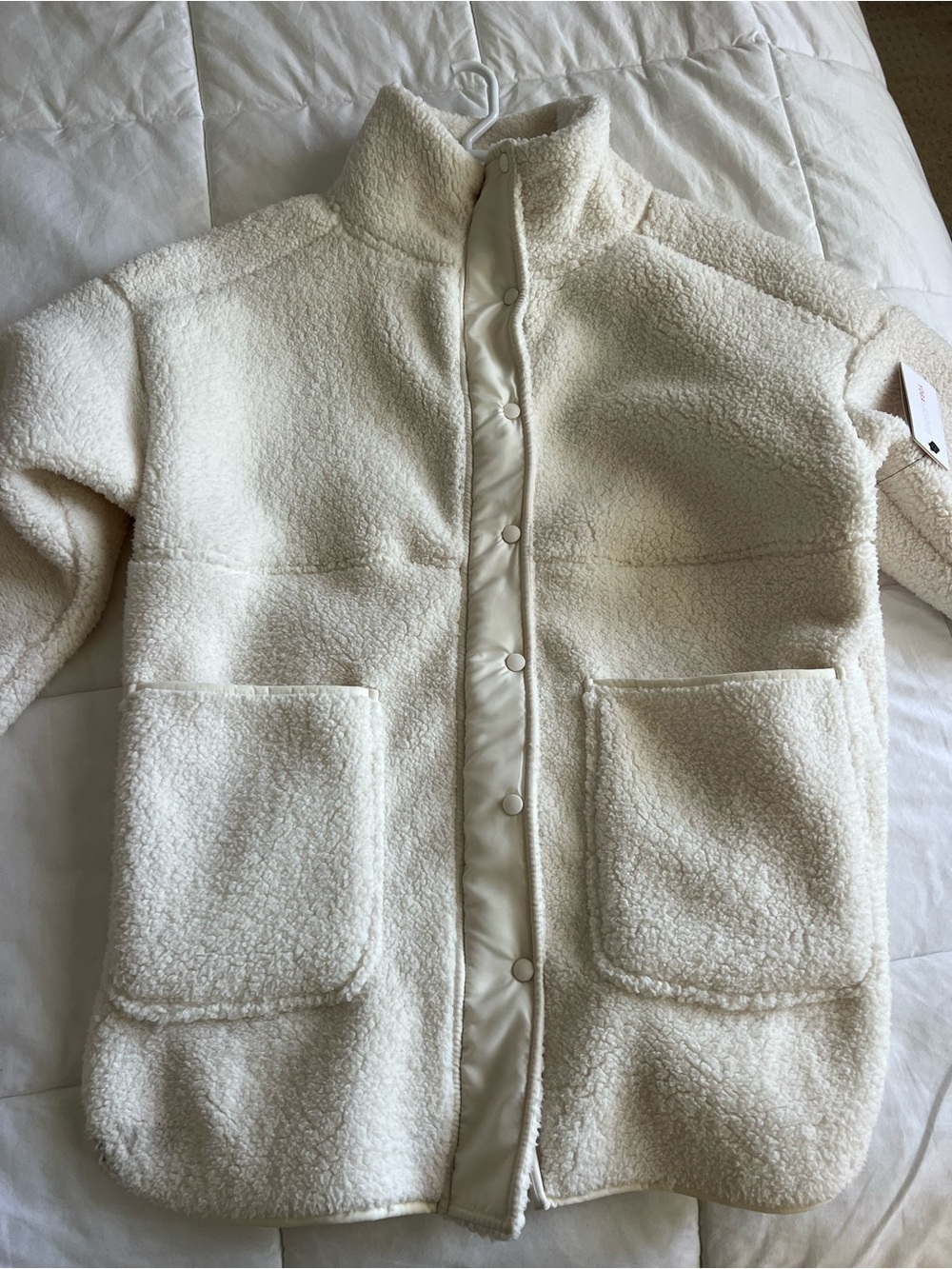 Yogalicious White Dove Sherpa Arctic Avenue Jacket